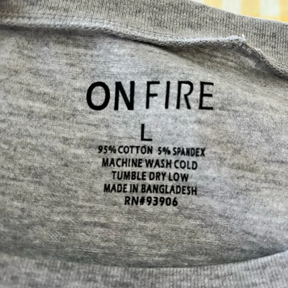 Girl’s On Fire gray T-shirt dress